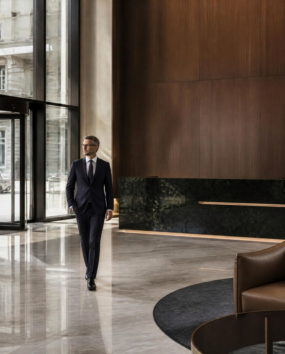 Modern European corporate lobby